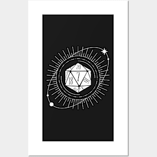 Pen and paper space dice Posters and Art